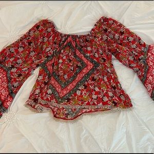 Altar’d State Bell Sleeve Blouse